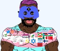 4chan argentina beard black_skin blue_eyes burundi closed_mouth communism cordtroon cordtroon_(user) discord ear finland flag:argentina flag:burundi flag:finland flag:india flag:lesotho flag:mexico flag:morocco flag:south_sudan flag:transgender_pride_flag flag:turkiye friday_night_funkin' fundamental_paper_education glasses hammer_and_sickle india jakparty_soy judaism lesotho meta:namefags mexico morocco purple_hair queen_of_spades reddit south_sudan soyjak star_of_david subvariant:muscular_chud tranny turkiye twitter variant:catjak variant:chudjak variant:vlodson // 1082x917 // 103.6KB
