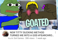 amphibian frog nails nas:pepe nigger pepe_the_frog subvariant:hunky_twink_sex_machine tits variant:alicia youtube // 1080x756 // 534.4KB