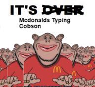 amerimutt arm clothes computer ear eyes fat half_open_mouth i_look_like_this it's_over keyboard ominous skin soyjak stubble subvariant:impish_amerimutt subvariant:impish_front subvariant:mcdonalds_typing_cobson typing variant:impish_soyak_ears // 2000x1838 // 1.8MB