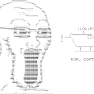 animated ascii glasses open_mouth roflcopter soyjak stubble text variant:soyak // 2000x1428 // 171.7KB