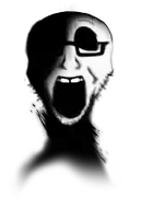 april_fools bald black_sclera blur dark_eyes doors_(roblox) eyebrows forehead_lines glasses jack_(doors) looking_at_you neck open_mouth soyjak stubble subvariant:soyak_front teeth transparent_background variant:soyak // 283x420 // 17.0KB