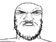 closed_mouth mustache punisher_face soyjak stubble variant:a24_slowburn_soyjak // 379x284 // 36.4KB