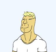 aryan asian blue_eyes buff chin eyes_like_the_o-o-cean hair japan muscles nose op_took_a_selfie subvariant:mexiaryan subvariant:niparyan subvariant:nipmutt transparent_background variant:meximutt white_shirt yellow_hair // 888x818 // 16.2KB