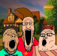 carl_wheezer jimmy_neutron nickelodeon series:trios_&_duos sheen sheen_estevez trend:soyjak_trio variant:gapejak variant:markiplier_soyjak variant:tony_soprano_soyjak // 828x803 // 450.0KB