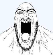 angry bald beard eyebrows full_head gigachad glasses high_quality high_res looking_at_you meta:high_resolution meta:template muscles muscular_male neck open_mouth rage screaming soyjak stubble teeth teeth_showing template tongue transparent_background variant:soyscream wrinkles yelling // 1532x1590 // 61.8KB