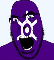 angry flag flag:tokyo_todofuken glasses hair japan looking_to_the_left open_mouth soyjak stubble teeth thick_eyebrows todofuken tokyo_todofuken transparent_background variant:cobson // 721x789 // 45.9KB