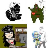 3d 3soyjaks alien animated billboard buck_breaking bwc closed_mouth clothes ear full_body glasses hair happy_merchant just_gooner_shit makesweet meta:pornographic_content millions_must_die nazism necktie negro nsfw porn queen_of_hearts sex smile soyjak subvariant:hornyson suit text thug vagina variant:chugsjak variant:cobson // 912x799 // 424.7KB