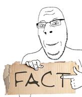 cardboard fact glasses pointing sign smile subvariant:nucob template text trim variant:cobson white_skin // 700x818 // 246.1KB