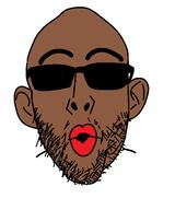 black_skin ear glasses open_mouth soyjak stubble sunglasses variant:nojak // 468x560 // 13.4KB