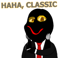 big_eyes black_hair brown_eyes cigar clothes cobblestone cobblestone_(user) cutebooru_(user) distorted female girl glasses necktie neutral pigtails red_lips red_tie series:cobblestonemoji smile soyjak_wiki subvariant:gapejak_female suit text transparent_background twintails vantablack vantablack_skin variant:gapejak yellow_glasses