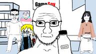 artist:impjakfan02 bojack_horseman nate nate_higgers soy soyjak soyjak_coalman soylent stopgames stubble variant:bernd variant:chudjak variant:soyak variant:soytan // 1280x720 // 123.2KB