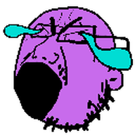 crying ear emoticon eyebrows glasses meta:not_oc nose open_mouth purple_skin series:yt_emote_jaks stubble tear transparent_background variant:cryboy_soyjak youtube // 128x128 // 3.2KB