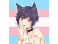animated bait_and_switch blood bloodshot_eyes closed_mouth crying firearm glasses gore gun mp5 mustache open_mouth paxiti purple_hair soyjak stubble thumbnail_bait tranny variant:bernd // 255x192 // 256.8KB