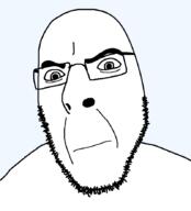 glasses looking_at_you neutral series:skinny_soyjaks soyjak stubble subvariant:cobson_slim template variant:cobson white_skin // 800x884 // 21.7KB