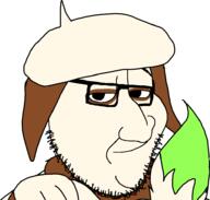 black_eyes brown_fur canine dog glasses holding_object johto looking_at_you paint painter pokemon pokemon_gsc smeargle smirk smirking smug stubble tail variant:smugjak yellow_fur // 950x903 // 48.5KB