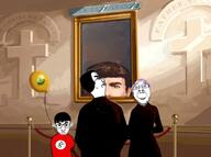 3soyjaks america_first amphibian balloon closed_mouth clothes ear frog glasses hair nas:pepe nazism nick_fuentes pepe pepe_the_frog purple_hair smile smug soyjak swastika tranny variant:bernd variant:chudjak variant:unknown // 1024x760 // 520.9KB