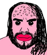 acne beard big_lips hair meta:namefags moonmetropolis_(user) piercing pink_skin pooner subvariant:chudjak_front variant:chudjak variant:goldberg // 954x1123 // 76.9KB