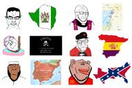 al_andalus amerimutt brown_skin christianity closed_eyes closed_mouth clothes communism confederate crusade crying flag hanging islam its_over makhnovshchina map republican_spain rhodesia subvariant:chudjak_front text tranny variant:bernd variant:chudjak variant:feraljak variant:impish_soyak_ears variant:soyak // 2000x1336 // 803.1KB