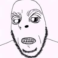 animated closed_mouth creepy horror open_mouth soyjak stubble talking variant:cobson video // 334x334, 41.8s // 1.9MB