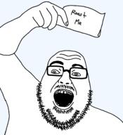 beard glasses holding_object open_mouth paper teeth text variant:brightson // 1068x1173 // 32.5KB