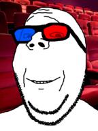 3d_glasses glasses movie movie_theatre subvariant:wholesome_soyjak tinted_glasses variant:gapejak // 599x800 // 264.3KB