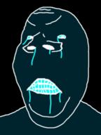 angry blood bloodshot_eyes glasses inverted small_eyes soyjak variant:gapejak white_skin // 191x254 // 23.3KB