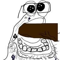 bbc beard blm_logo gem looking_at_you mouth open teeth variant:droolson // 1200x1200 // 552.1KB