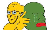 beheaded crying decapitation frog janny justin_mohn pepe smile smug variant:soyak // 672x417 // 46.3KB
