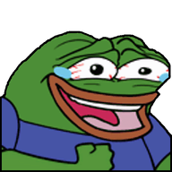 amphibian animated blue_shirt ext=gif frog froglaugh green_skin kek kekking laughing nas:pepe pepe_the_frog subnas:peepo transparent_background