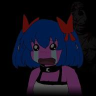 blood bury_pink_gril dark pink_skin red_eyes scared subvariant:hornyson variant:cobson // 450x450 // 124.9KB