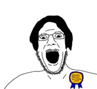 award beard hair open_mouth teeth variant:pyrojak // 800x736 // 7.8KB