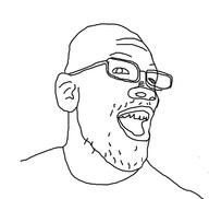 clothes glasses open_mouth soyjak teeth template // 514x486 // 42.4KB
