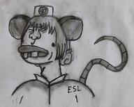 anthro blur_tool drawing ear esl female furry lorna_(terrible_mouse) mouse subvariant:brazilmutt tail telegram terrible_mouse yellow_hair // 1816x1459 // 1.3MB