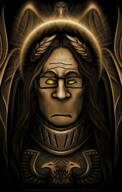 2015 aquila closed_mouth eagle emperor_of_mankind golden_spin hair halo laurel neutral subvariant:neutralplier variant:markiplier_soyjak warhammer yellow_eyes // 1250x1960 // 2.8MB