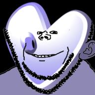 ear g_(4chan) gentoo linux no_eyebrows purple_skin smile soyjak stubble technology variant:impish_soyak_ears // 574x574 // 197.8KB