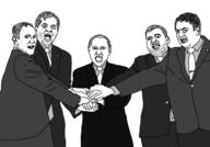 5soyjaks arm clothes ear hair hand necktie open_mouth soyjak stubble suit variant:unknown vladimir_putin // 960x670 // 72.1KB