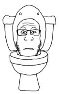 glasses neutral skibidi_toilet soyjak stubble subvariant:neutralplier toilet variant:markiplier_soyjak // 856x1346 // 25.9KB