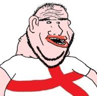 amerimutt balding clothes england fat norf_fc obese pink_skin stubble subvariant:impish_amerimutt tshirt united_kingdom variant:impish_soyak_ears // 894x886 // 281.7KB