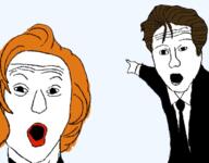 meta:tagme variant:two_pointing_soyjaks wojakland // 1534x1200 // 913.7KB