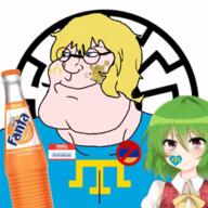 Astrofene_(namefag) anime anime_female armenia aryanfene bait blond blue_eyes crimean_tatar cumans eagle fanta flag flag:armenia flag:crimean_tatar golden_horde green_hair hair heart kazami_yuuka nazism opposite red_hair sonnenrad soyjak stubble subvariant:mexiaryan sun tamga touhou variant:meximutt video_game white_skin yellow_hair // 400x400 // 997.0KB