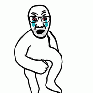 animated arm bloodshot_eyes crying dance glasses hand leg nft open_mouth redraw selfish_little_fuck soyjak stubble variant:el_perro_rabioso // 465x612 // 479.1KB