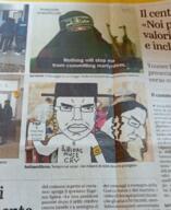 2soyjaks billions_must chud clothes crying glasses hat holding_object irl italian_text italy its_over jewish_hat jewish_nose jewish_star jews journal judaism kikerald kippah millions_must_die newspaper paper stubble text variant:chudjak wordswordswords // 560x683 // 915.6KB