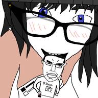 glasses kill_this_nigger_that_made_this_post millions_must_die teeth variant:chudjak variant:soytan // 720x720 // 94.1KB