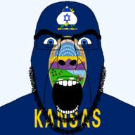 angry animal beard blue_eyes cow facial_mark flag flag:israel flag:kansas flower forehead_mark glasses hair horse israel kansas looking_at_you open_mouth plant queen_of_spades ship soyjak spade star_(symbol) star_of_david state stubble subvariant:cobson_front2 subvariant:spadeson sun text thick_eyebrows united_states variant:cobson water // 800x800 // 138.9KB