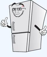 anger_mark arm concerned fridge frown glasses hand objectsoy soyjak stubble variant:soyak // 1699x2065 // 664.5KB