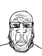 bald detailed facial_mark lips retard retarded soyjak stubble subvariant:chudplier tired variant:markiplier_soyjak // 600x800 // 23.5KB