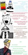 3soyjaks aleister_crowley angry book christianity clothes facial_mark forehead_mark freemason friedrich_nietzsche glasses gnosticism hair hand hat holding_object holding_phone illuminati iphone irl jesus meme nietzsche occult open_mouth pentagram philosophy phone soyjak stubble subvariant:phoneplier subvariant:phoneplier_vertical tattoo text tin_foil variant:cobson variant:markiplier_soyjak wordswordswords yellow_hair // 1645x3265 // 499.1KB