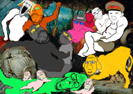 angeleno caca classical_art_parody doll_(user) froot janny kuz lolkek mediator red_(user) sobot soot soyjak_party subvariant:euromutt variant:feraljak variant:gapejak variant:impish_soyak_ears variant:kuzjak variant:markiplier_soyjak variant:shotjak variant:sobot // 1280x900 // 1.6MB