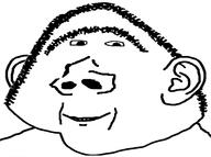 ear hair large_nose small_eyes smile soyjak variant:ishish_soyak_ears // 1358x1012 // 201.1KB