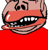 amerimutt mutt soyjak stretched_mouth stubble subvariant:impish_amerimutt variant:impish_soyak_ears // 598x628 // 6.2KB